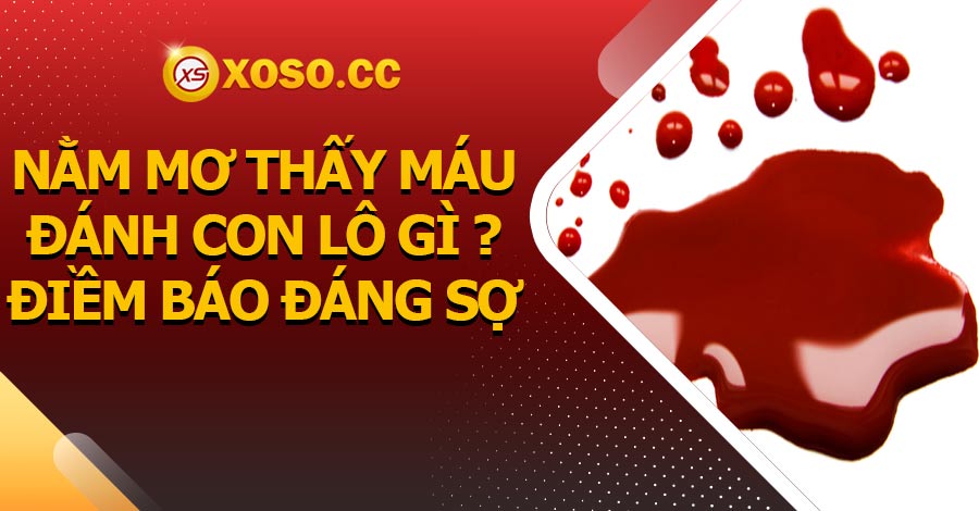Nằm mơ thấy máu đánh con lô gì? điềm báo đáng sợ?