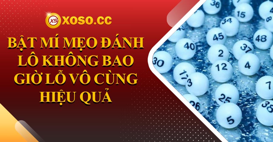 Bật mí mẹo đánh lô không bao giờ lỗ vô cùng hiệu quả 99% 6 Bật mí mẹo đánh lô không bao giờ lỗ vô cùng hiệu quả